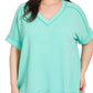 RIBBED OVERSIZED TOPS