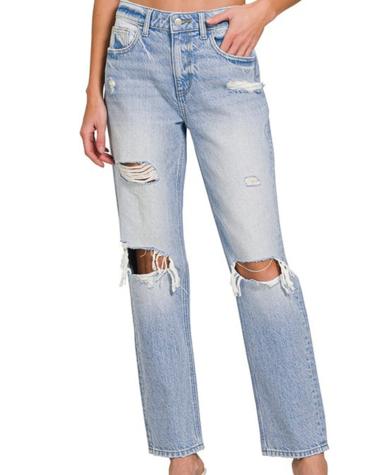 HIGH RISE  DENIM