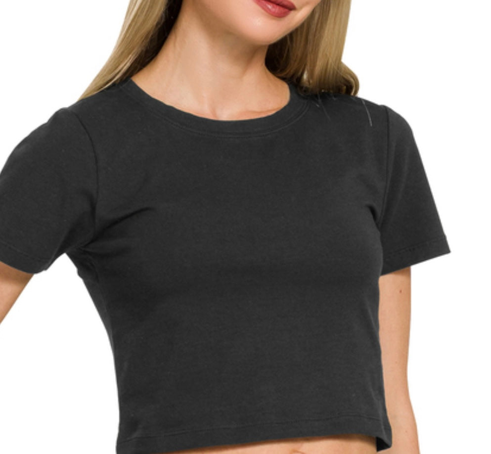 CROPPED TEE