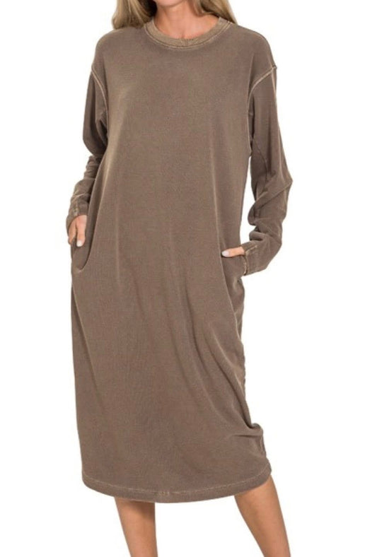 SWEATSHIRT DRESS