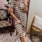 STRIP DRESS